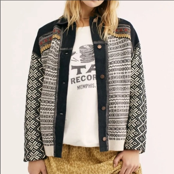 Rare find! Free People embellished jacket. - Picture 2 of 3